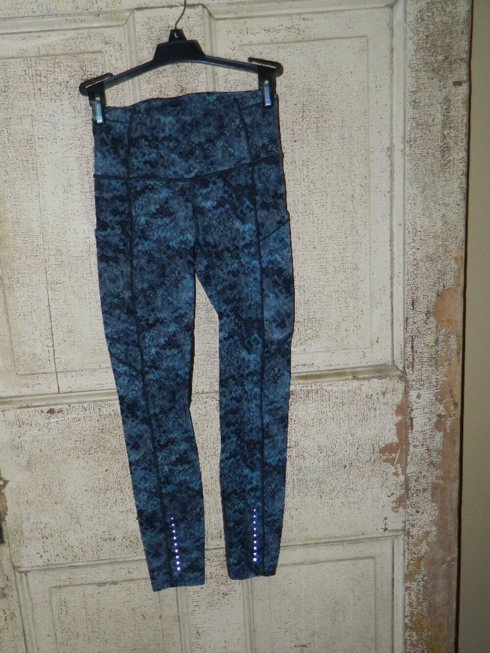 Lululemon Fast & Free 7/8 Tights Fairisle Size 4 (X-22)